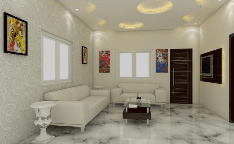 Living Room Customer Kolkata, India — interior project in Kolkata, India