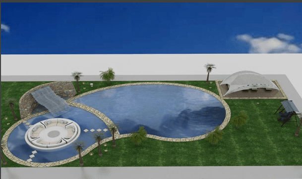 Landscaping Works In Customer, Al Rass 2012 — landscape project in Al Rass, Saudi Arabia